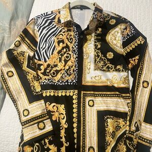 Versace long sleeve men's shirt size M